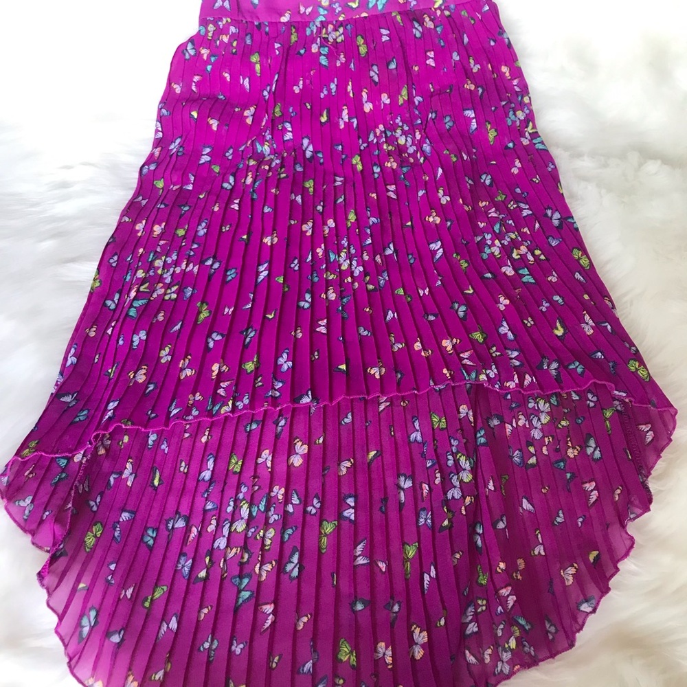 Disney Butterfly Chiffon High Low Skirt